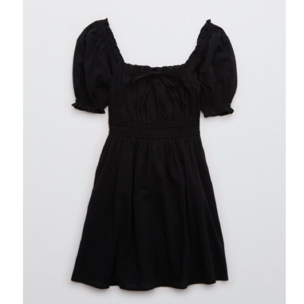 Aerie puff sleeve mini dress